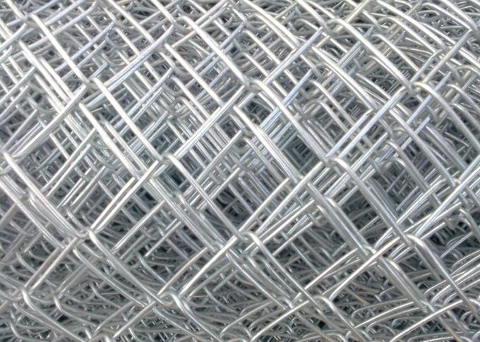 Hot Dipped Galvanized Chain Link Fencing 2.0mm-5.0mm Easy Install 0