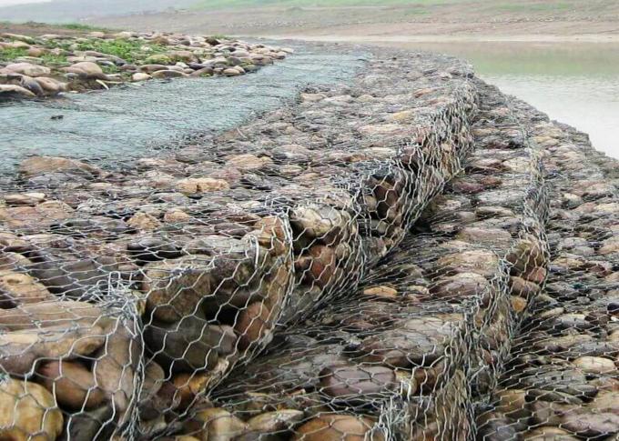Galvanized PVC Coated Gabion Baskets For Protecting Riverbank 3