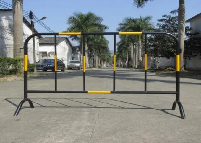 Concrete Portable Crowd Control Barrier Fence  ISO9001 Certified 0
