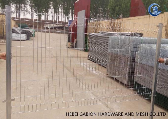 Hot Dipped Galvanized Fencing 3D Curved Welded Wire Mesh 50mmx100mm Hole 0