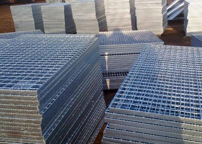 Galvanized Steel Floor Grates , Bearing Bar Grating For Trench / Ship 0