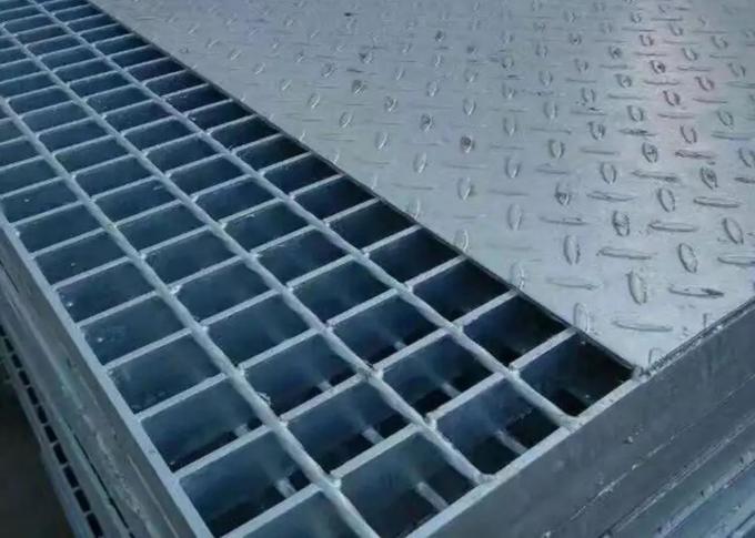 Compound Steel Bar Grating 4mm 5mm 6mm With Sealing Surface 0
