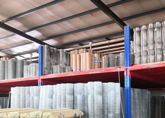 Hot Dipped Galvanized Low Carbon Steel Wire Mesh , PVC Coated Welded Mesh Roll 3