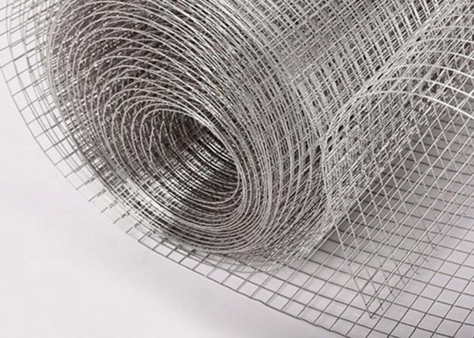 Hot Dipped Galvanized Low Carbon Steel Wire Mesh , PVC Coated Welded Mesh Roll 0