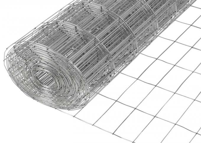 Hot Dipped Galvanized Low Carbon Steel Wire Mesh , PVC Coated Welded Mesh Roll 1