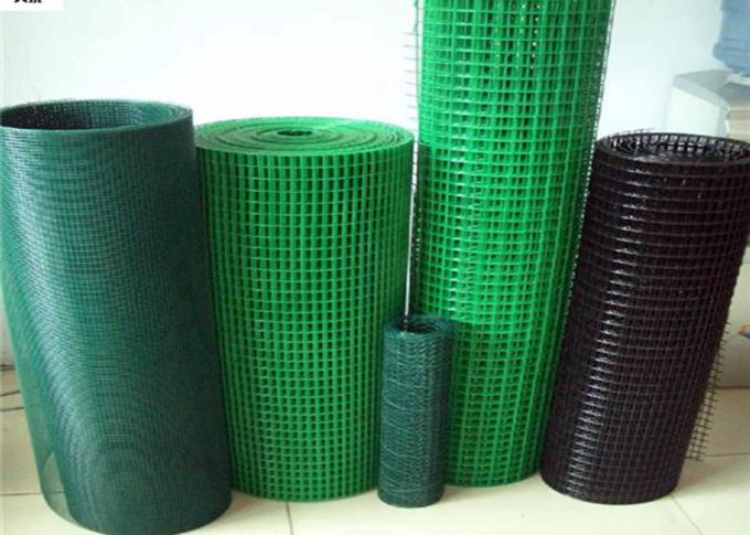 Hot Dipped Galvanized Low Carbon Steel Wire Mesh , PVC Coated Welded Mesh Roll 2