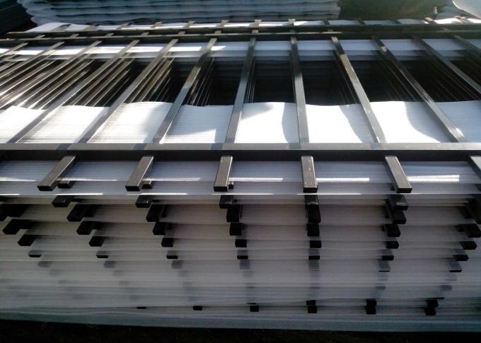 1.8mx2.4m Ornamental Steel Fence PVC Coated SGS Certification 2