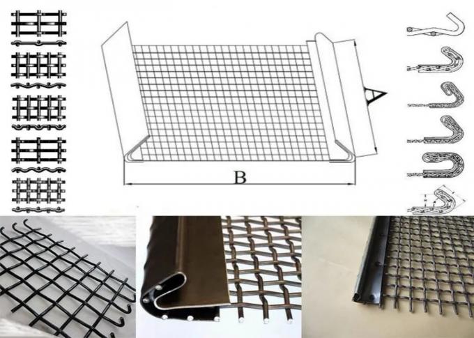 304 Stainless Steel Woven Wire Mesh Screen For Coal Mine Industry 0