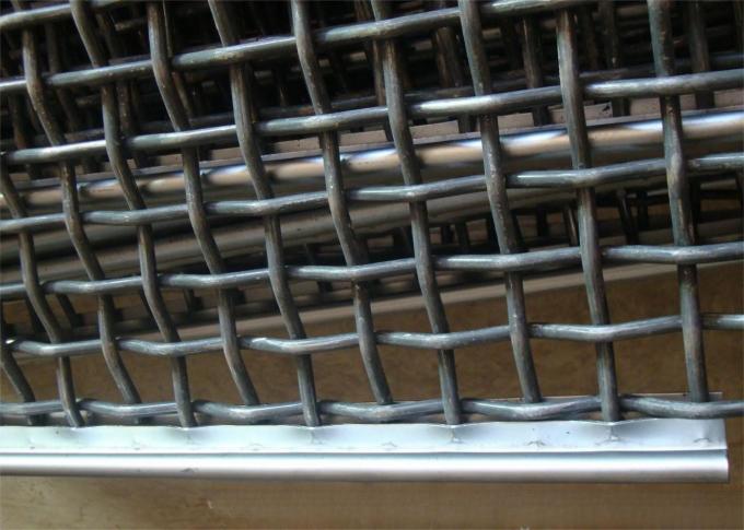 65mn Mine Sieve Screen Wire Mesh For Aggregate / Mining ISO9001 Approved 1
