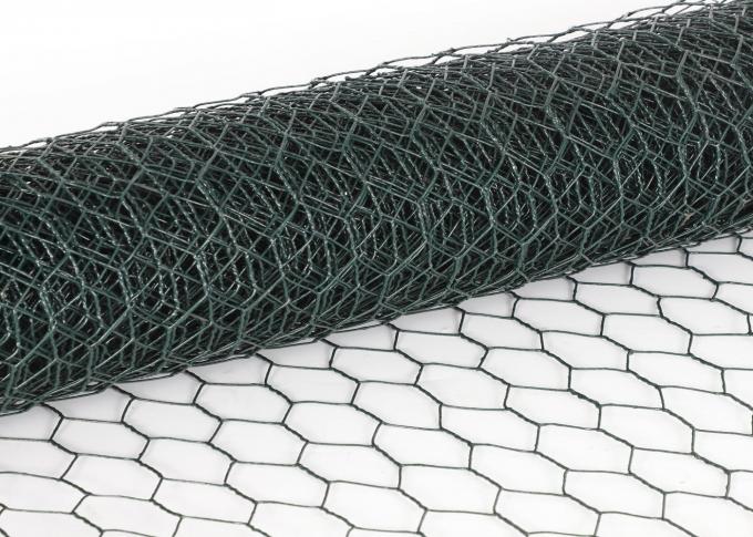 PVC Coated Hexagonal Wire Mesh , Crawfish Trap Wire Mesh For Poultry 2