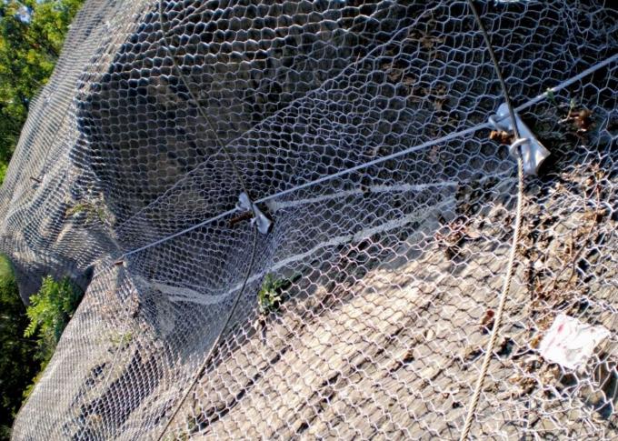 1-30m/Roll Rockfall Protection Netting Wire Mesh ISO9001 Certification 0