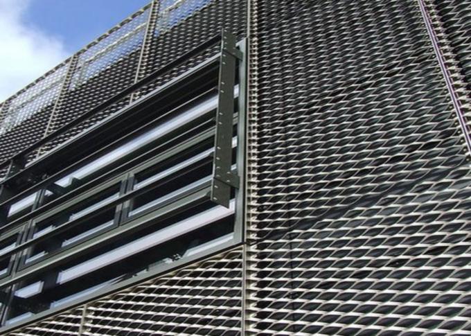 Expanded Galvanized Steel Mesh , Architectural Stainless Steel Expanded Mesh 0