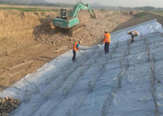 PVC Gabion Box es Hot Dipped Galvanized Welded Mesh For River Protection 0