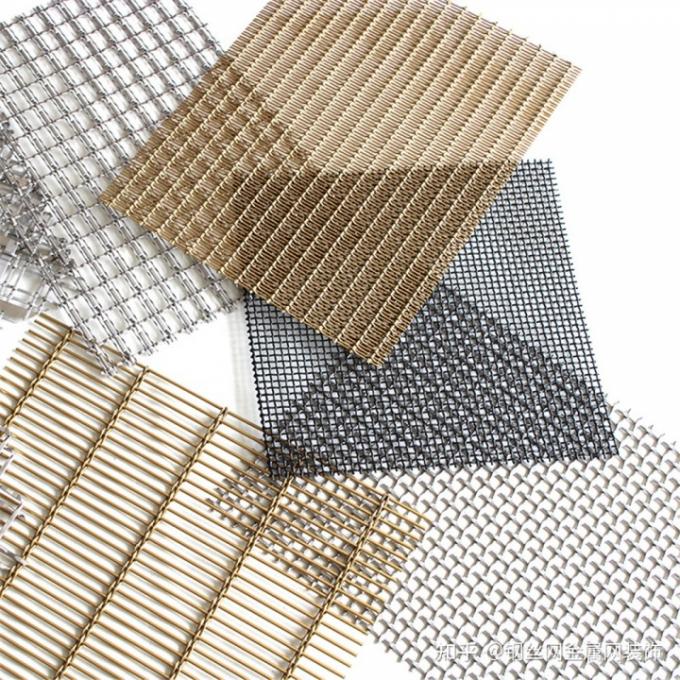 Silver Expanded Metal Mesh Screen Corrosion Resistance For Architectural 1