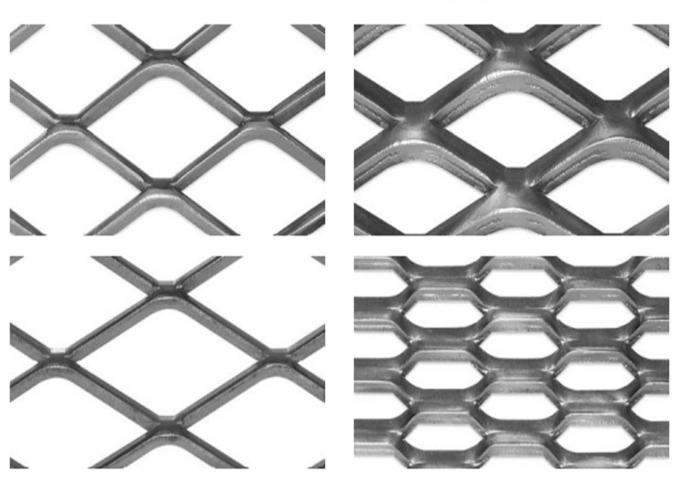 Galvanized Diamond Expanded Metal Mesh 3.0mm -8.0mm Thickness 1