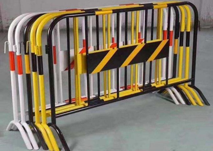 Customized Crowd Control Barriers , Stainless Steel Removable Temporary Fence 5
