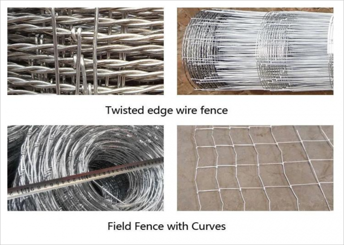 0.7m-2.0m Wire Mesh Fencing Grassland Horse And Cattle Fencing With Y T Post 3