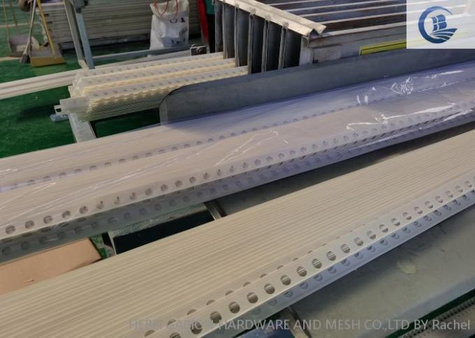 White PVC Plastic Corner Bead 3m Length For Internal / External Wall 2