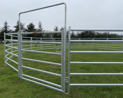 Cattle fence panel for livestock or farmyard with hot dipped galvanized 3