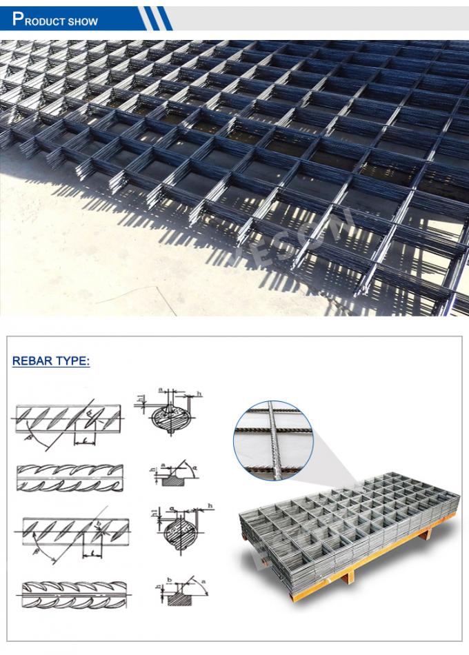 Reinforcement concrete welded  wire mesh SL82, SL92 Australia standard 4