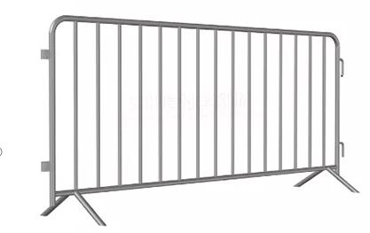 Customized hot dipped galvanized crowd control barrier  portable barricades 0