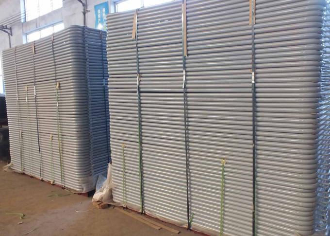 Customized hot dipped galvanized crowd control barrier  portable barricades 7
