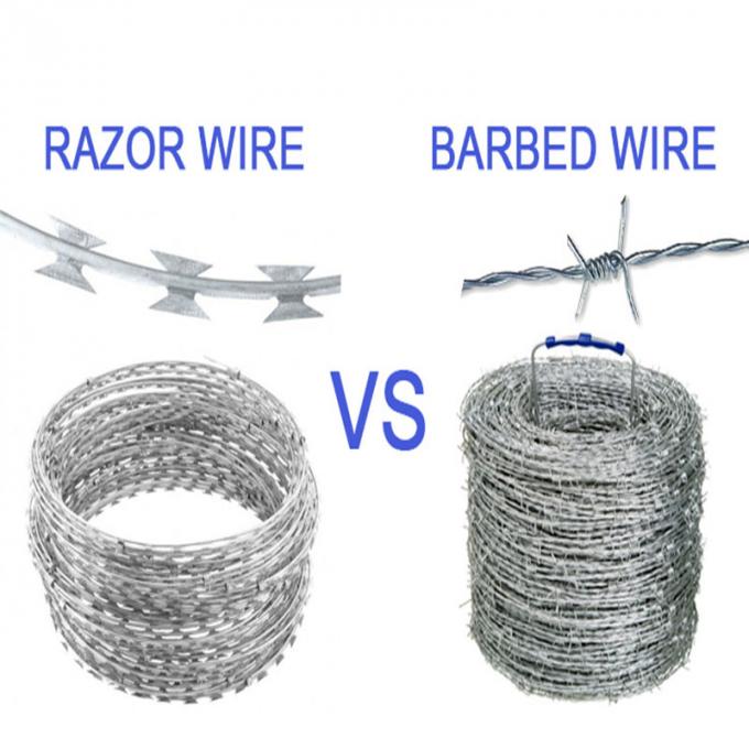 75mm-120mm Barb Spacing Barbed Wire Fence security farm fencing 2