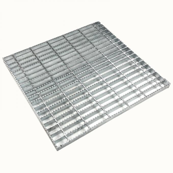 Hot dipped galvanized Steel serrated and smooth Grating 0