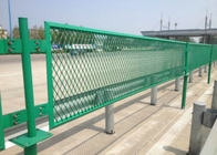 PVC Powder Coated Expanded Metal Fence 30mmx60mm Hole For Highway