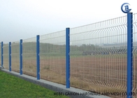 PVC Powder Coated 3D Curved Wire Mesh Fence Panel Easy Installation