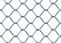 PVC Coated Chain Link Mesh Fence 50*50mm Diamond Security Fence For Pool / Airport