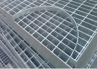 Silver Plate Steel Bar Grating Special Shpaed  Metal Trench Drain Grates