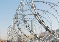 Stainless Steel Razor Fencing Wire Hot Dipped Galvanized / PVC Coated