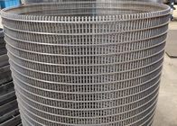 SS304 SS316 SS316L Johnson Water Well Screen , Sieve Mesh Screen For Dust Water Treatment