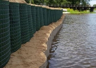 Modular Design HESCO Flood Barrier Wall , Welded Mesh Gabions UV Resistant Treatment