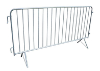 Traffic Metal Crowd Control Barriers / Metal Pedestrian Barriers For Temporary Isolation