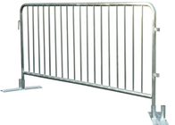 Customized Crowd Control Barriers , Stainless Steel Removable Temporary Fence