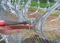 Powlekane proszkowo PVC CBT 65 Razor Wire Anti Climb Concertina Drut kolczasty Cewki