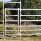 Cattle fence panel for livestock or farmyard with hot dipped galvanized