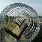 Stainless steel BTO-22 concertina razor wire security fence for border