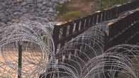 Stainless steel BTO-22 concertina razor wire security fence for border