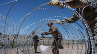 Valla de seguridad acordeón de acero inoxidable del alambre de la maquinilla de afeitar BTO-22 para la frontera