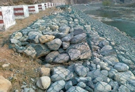 Διπλή συστροφή που υφαίνει το καλάθι 60x80mm Gabion μέγεθος πλέγματος για τα προγράμματα εξωραϊσμού