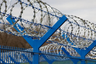 Hot dipped galvanized Barbed Wire Fence Packed for boundary fencing