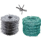 Hot dipped galvanized Barbed Wire Fence Packed for boundary fencing