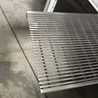 Serrated Stainless Steel Grating with 6x6mm Cross Bar