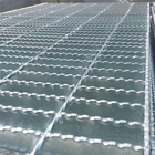 Serrated Stainless Steel Grating with 6x6mm Cross Bar