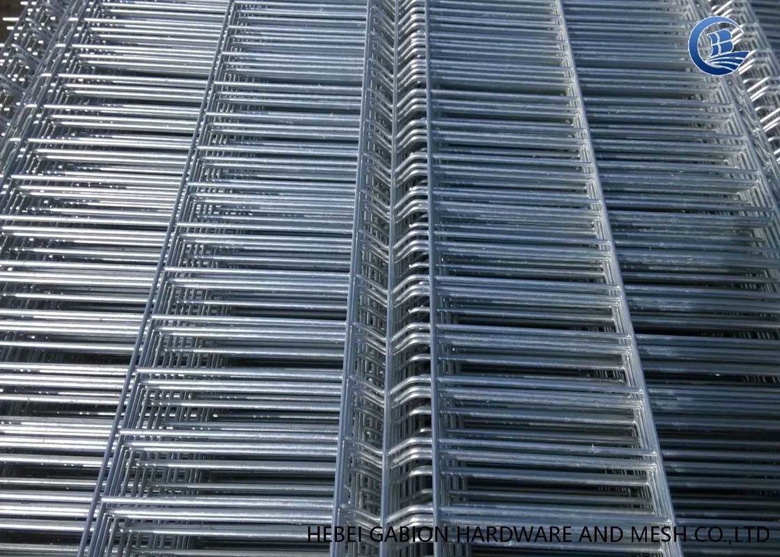 Hot Dipped Galvanized Fencing 3D Curved Welded Wire Mesh 50mmx100mm Hole