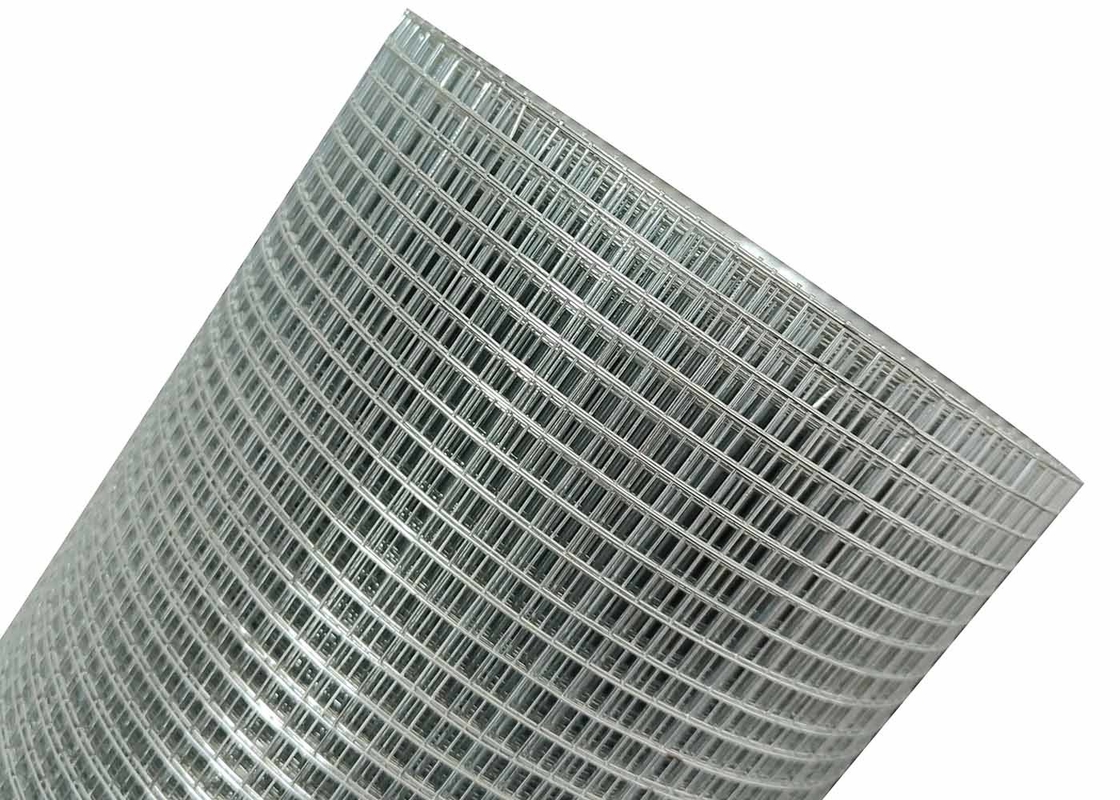 Hot Dipped Galvanized Low Carbon Steel Wire Mesh , PVC Coated Welded Mesh Roll