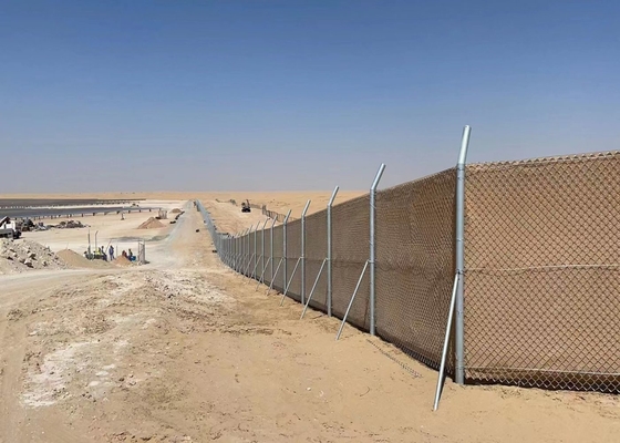 Cerca 1.8mm-3.0m m de la malla de la alambrada del agujero del diamante para la estación de energía solar